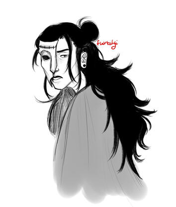 geto suguru as the phantom of the opera