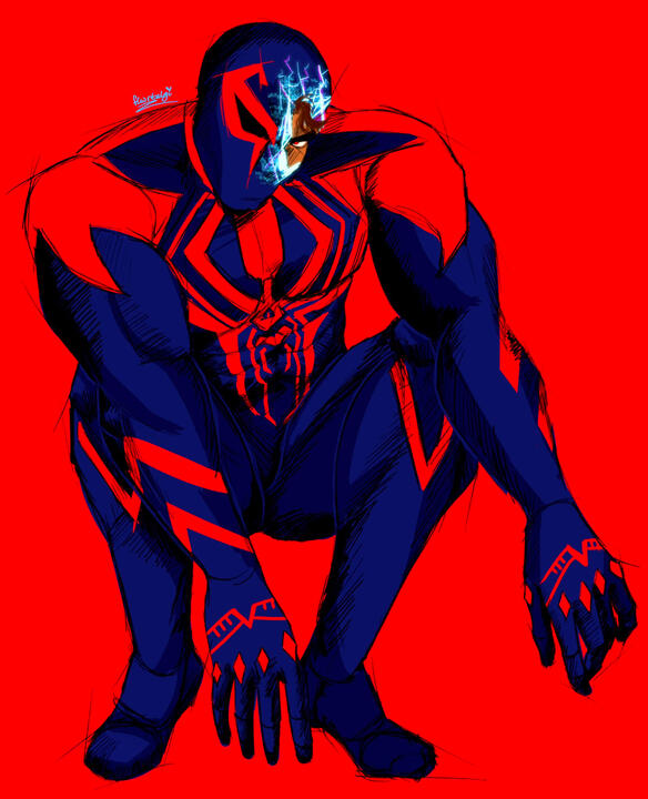 [Spider-Man 2099] Crouching Spider