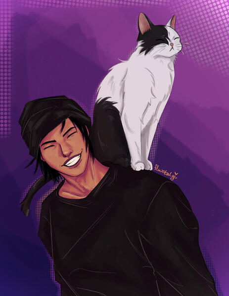 &quot;ino takuma and a kitty!&quot;